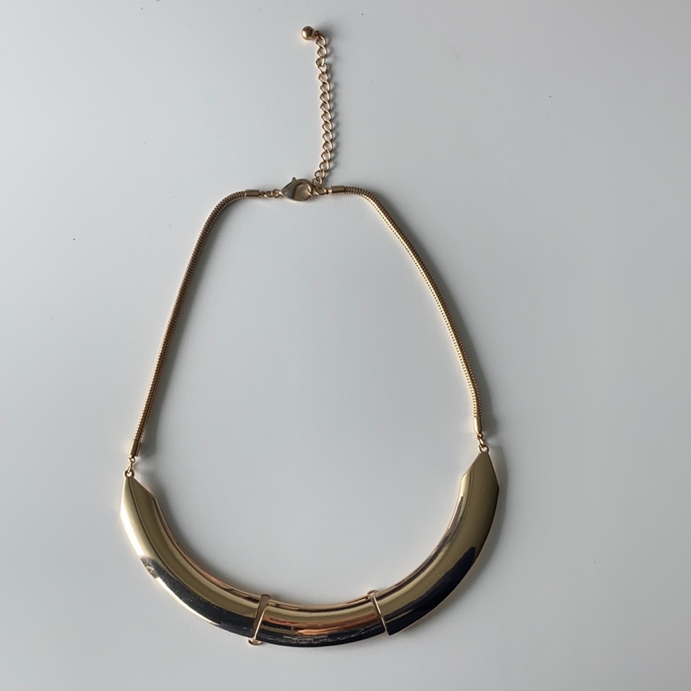 Statement Collar gold necklace